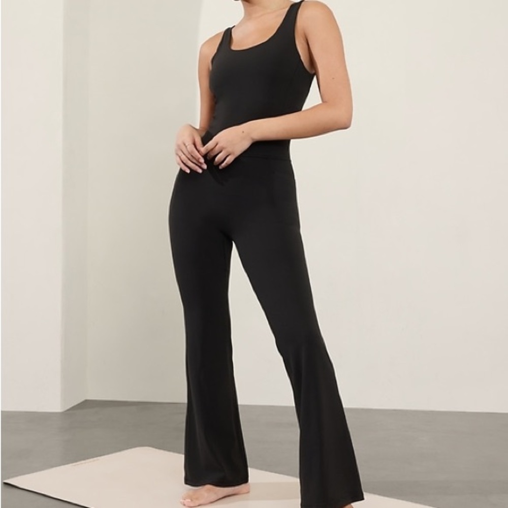 Athleta Salutation Flare Bodysuit, Small Tall
